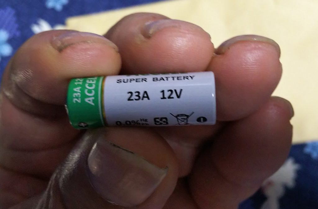 23A電池の写真